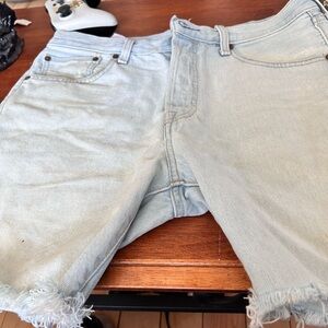 Lévis lighth blue mens jeans shorts